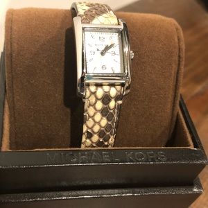 Michael Kors Genuine Python Watch